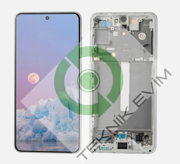 Samsung Galaxy S21 FE SM-G990E Çıtalı Lcd Ekran Dokunmatik Beyaz