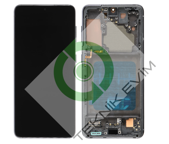 Samsung Galaxy S21 SM-G990F Orjinal Çıtalı Lcd Ekran Dokunmatik Siyah