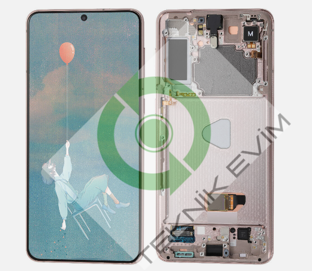 Samsung Galaxy S21 Plus SM-G996F Orjinal Çıtalı Lcd Ekran Dokunmatik Gold