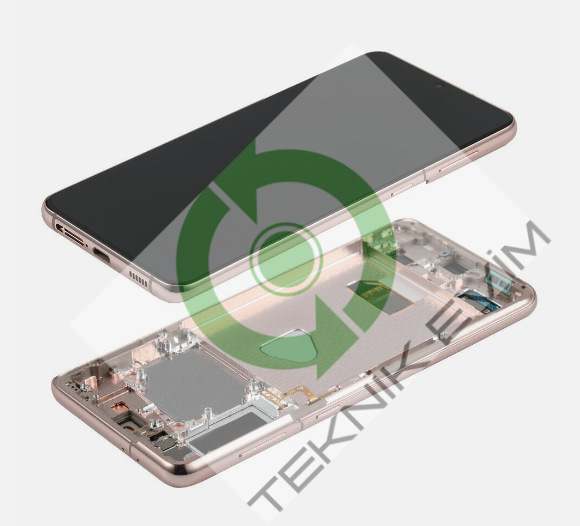 Samsung Galaxy S21 Plus SM-G996F Orjinal Çıtalı Lcd Ekran Dokunmatik Gold