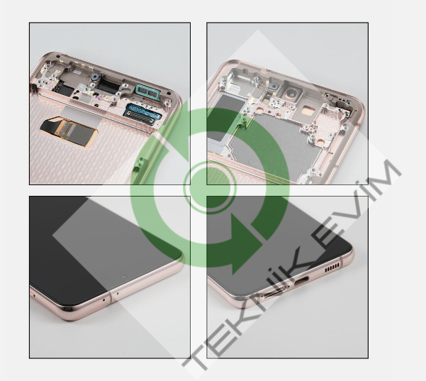 Samsung Galaxy S21 Plus SM-G996F Orjinal Çıtalı Lcd Ekran Dokunmatik Gold