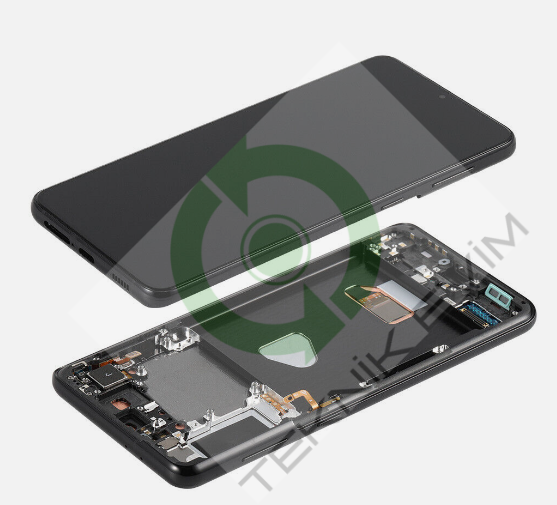 Samsung Galaxy S21 Plus SM-G996F Orjinal Çıtalı Lcd Ekran Dokunmatik Siyah