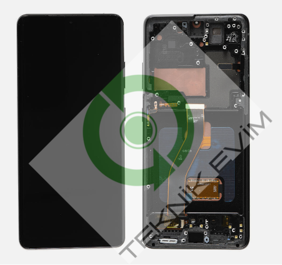 Samsung Galaxy S21 Ultra SM-G998F Orjinal Çıtalı Lcd Ekran Dokunmatik Siyah
