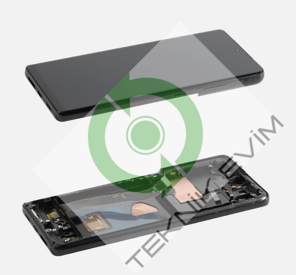 Samsung Galaxy S21 Ultra SM-G998F Orjinal Çıtalı Lcd Ekran Dokunmatik Siyah
