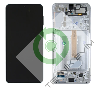 Samsung Galaxy S22 Plus SM-S906F Orjinal Çıtalı Lcd Ekran Dokunmatik Beyaz