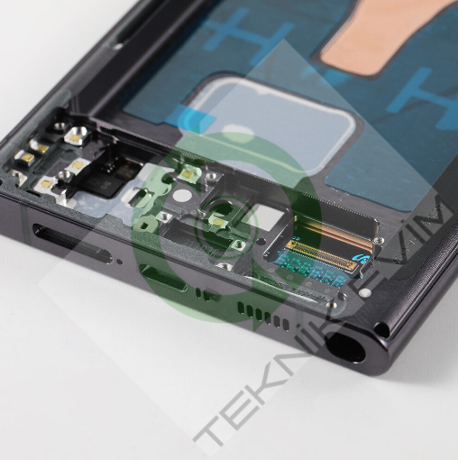 Samsung Galaxy S22 Ultra SM-S908F Orjinal Çıtalı Lcd Ekran Dokunmatik Siyah