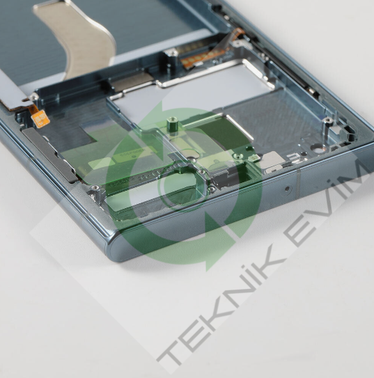 Samsung Galaxy S22 Ultra SM-S908F Orjinal Çıtalı Lcd Ekran Dokunmatik Yeşil