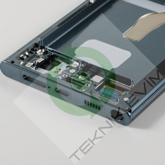 Samsung Galaxy S22 Ultra SM-S908F Orjinal Çıtalı Lcd Ekran Dokunmatik Yeşil