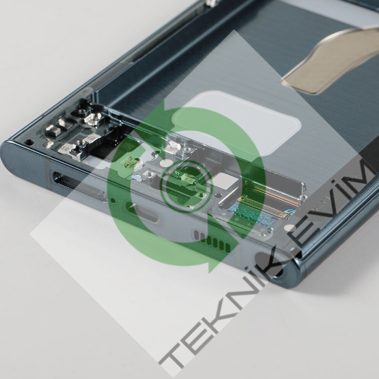Samsung Galaxy S22 Ultra SM-S908F Çıtalı Lcd Ekran Dokunmatik Yeşil