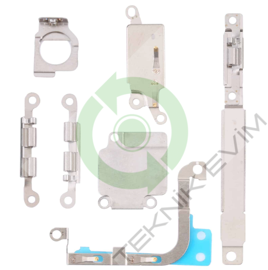 Apple İphone 14 Pro Max Anakart İç Metal Kapakları Braket Seti