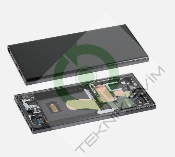 Samsung Galaxy S23 Ultra SM-G918F Orjinal Çıtalı Lcd Ekran Dokunmatik Siyah