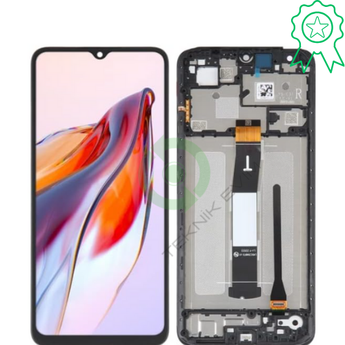 Xiaomi Redmi 12C ORJİNAL Çıtalı Lcd Dokunmatik Ekran Siyah