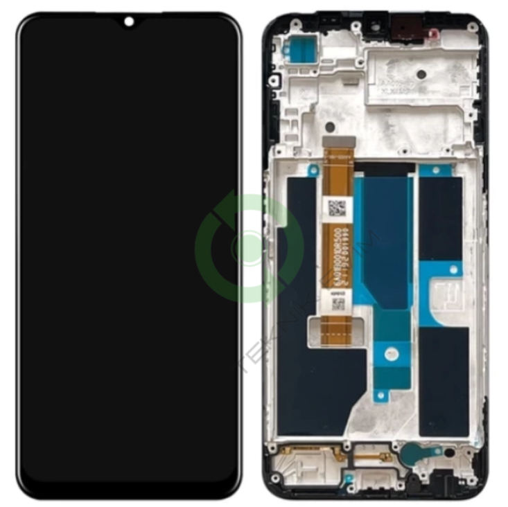 Oppo A55 5G Çıtalı  Lcd Dokunmatik Ekran
