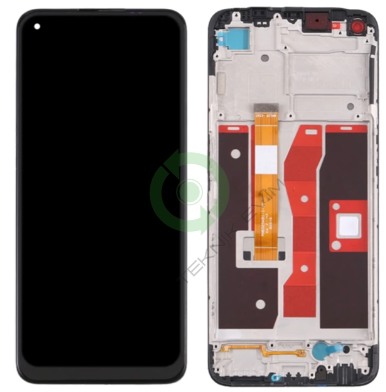 Oppo A55 4G Çıtalı  Lcd Dokunmatik Ekran
