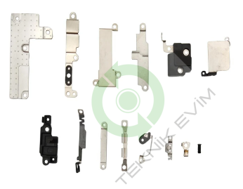 Apple İphone 7 Anakart İç Metal Kapakları Braket Seti