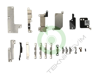 Apple İphone 7 Plus Anakart İç Metal Kapakları Braket Seti