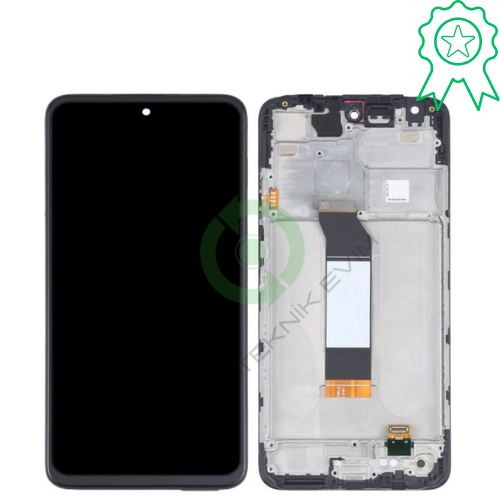 Xiaomi Redmi Note 10T 5G ORJİNAL Çıtalı Lcd Dokunmatik Ekran Siyah
