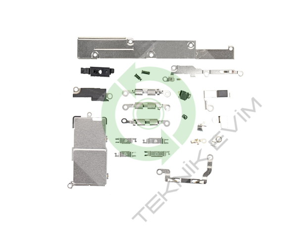 Apple İphone XS Anakart Iç Metal Kapakları Braket Seti