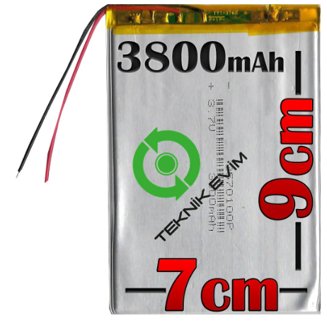 Jsmax MID-1013D Batarya Pil - 3800mAh