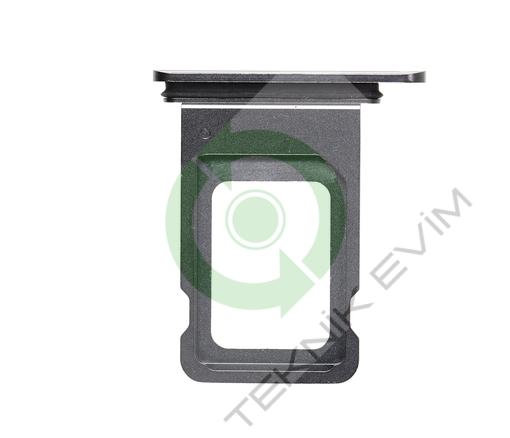 Apple İphone XS Max Sim Tepsisi Siyah (Tek Hat)