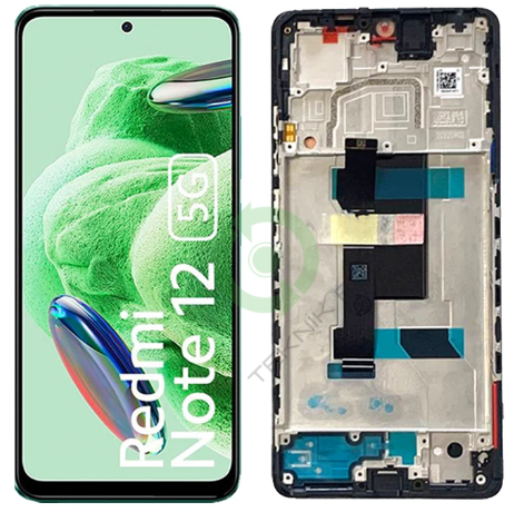 Xiaomi Redmi Note 12 Pro (4G) Çıtalı OLED Lcd Dokunmatik Ekran