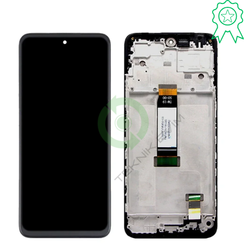 Xiaomi Redmi Note 12R 5G Çıtalı ORJİNAL Lcd Dokunmatik Ekran Siyah