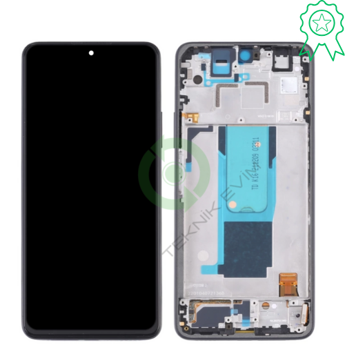 Xiaomi Redmi Note 12s Çıtalı ORJİNAL Lcd Dokunmatik Ekran Siyah