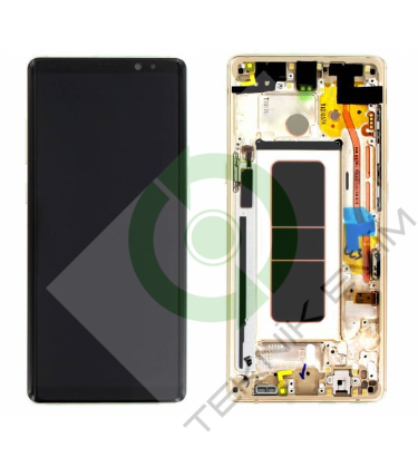 Samsung Galaxy Note 8 SM-N950F Orjinal Çıtalı Lcd Ekran Dokunmatik Gold