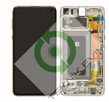 Samsung Galaxy | S10E SM-G970F | Orijinal | Beyaz | Çıtalı Lcd Ekran Dokunmatik