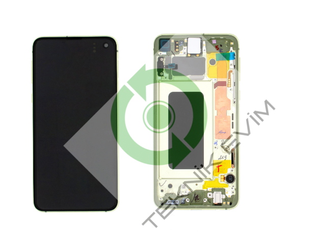 Samsung Galaxy | S10E SM-G970F | Yeşil | Çıtalı Lcd Ekran Dokunmatik
