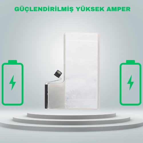 Iphone 16 Pro Güçlendirilmiş Yüksek Amper Batarya Pil