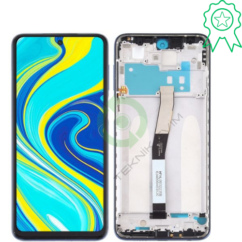 Xiaomi Redmi Note 9s ORJİNAL Çıtalı Lcd Dokunmatik Ekran Siyah