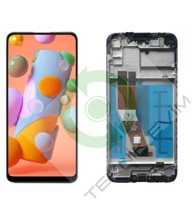 Samsung A11 Sm-A115F Çıtalı Orjinal Lcd Ekran Dokunmatik