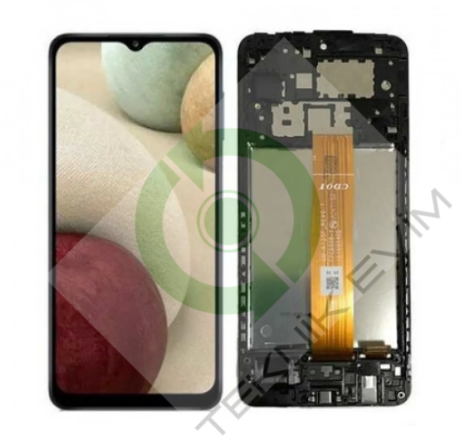 Samsung A12 Sm-A125F Orjinal Çıtalı Lcd Ekran Dokunmatik