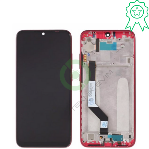 Xiaomi Redmi Note 7 ORJİNAL Çıtalı Lcd Dokunmatik Ekran M1901F7G Kırmızı