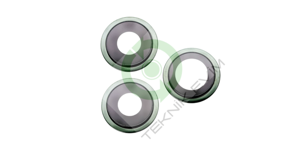 Apple | İphone 11 Pro | Çıtalı Arka Kamera Camı Lensi |Yeşil